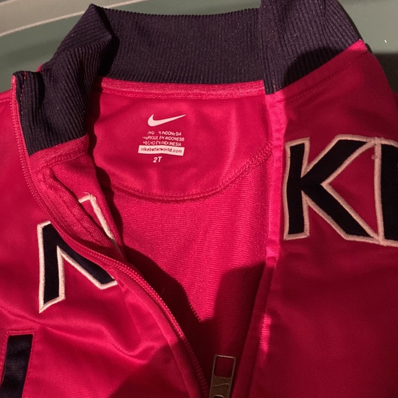 NIKE Toddler Fuchsia Pink  Zip Up Jacket !!! - Picture 5 of 11